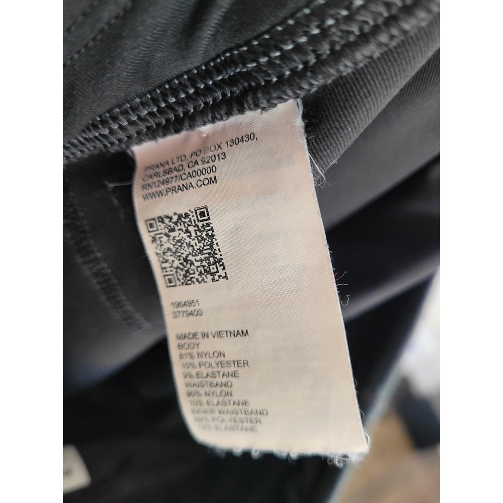 Prana Halle Skort II Charcoal Gray Athletic Hiking Skirt Built-in Shorts M #16 - Picture 8 of 9